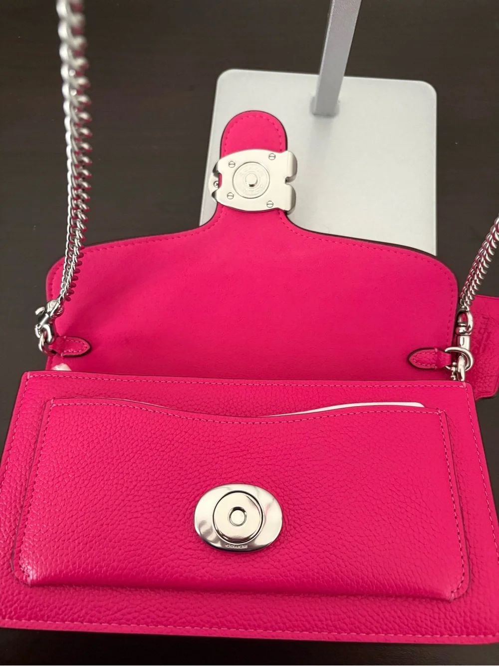 Coach Tabby 19 in dragonfruit - Chain Shoulder Bag